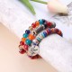 6 Sets Bohemian Stackable Bracelets For Women Multilayered Bead Bracelet Set Boho Stretch Strand Bangles Multicolor Fashion 6 Sets Bohemian Stackable Bracelets For Women Multilayered Bead Bracelet Set Boho Stretch Strand Bangles Multicolor Fashion
